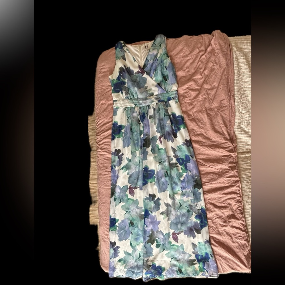 Anne Klein Floral Maxi Dress